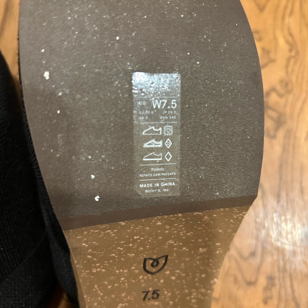 Rothy’s Soft Black Buckle Clog - Picture 6 of 6